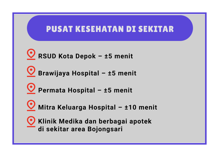 Pusat Pendidikan di sekitar Shila at Sawangan