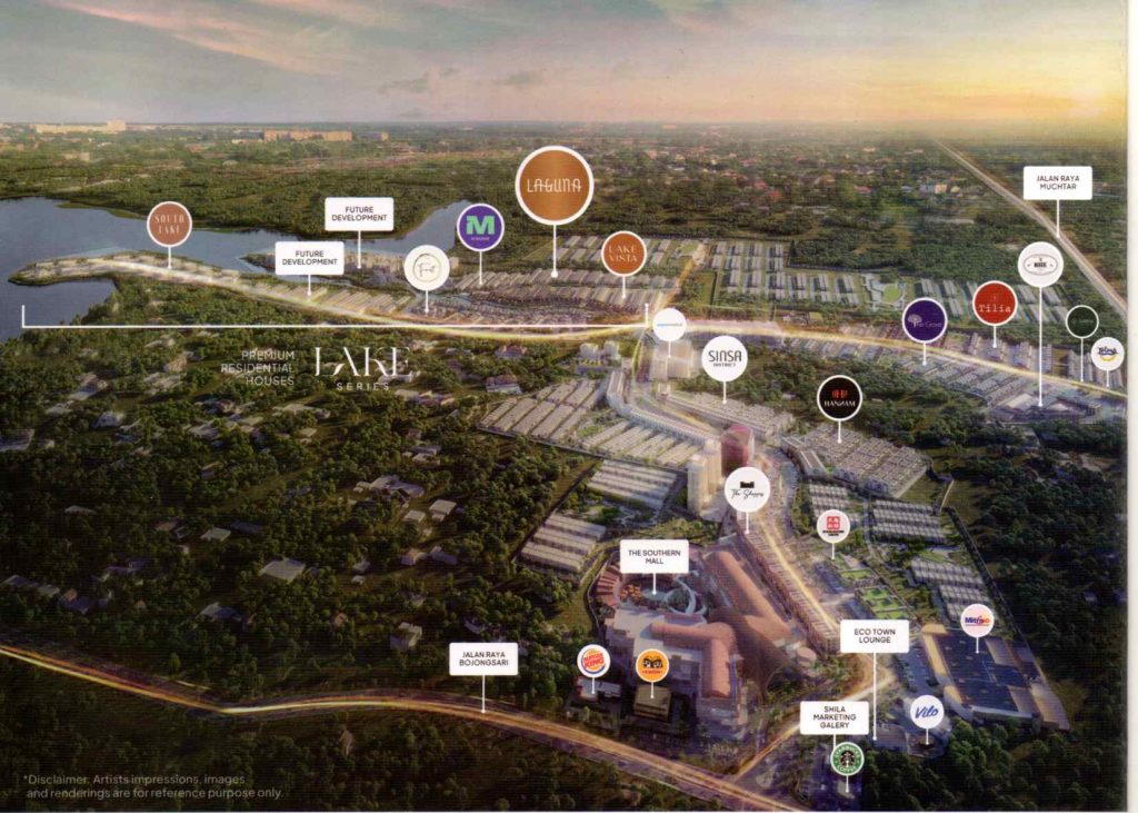 Infrastruktur fasilitas Shila at Sawangan