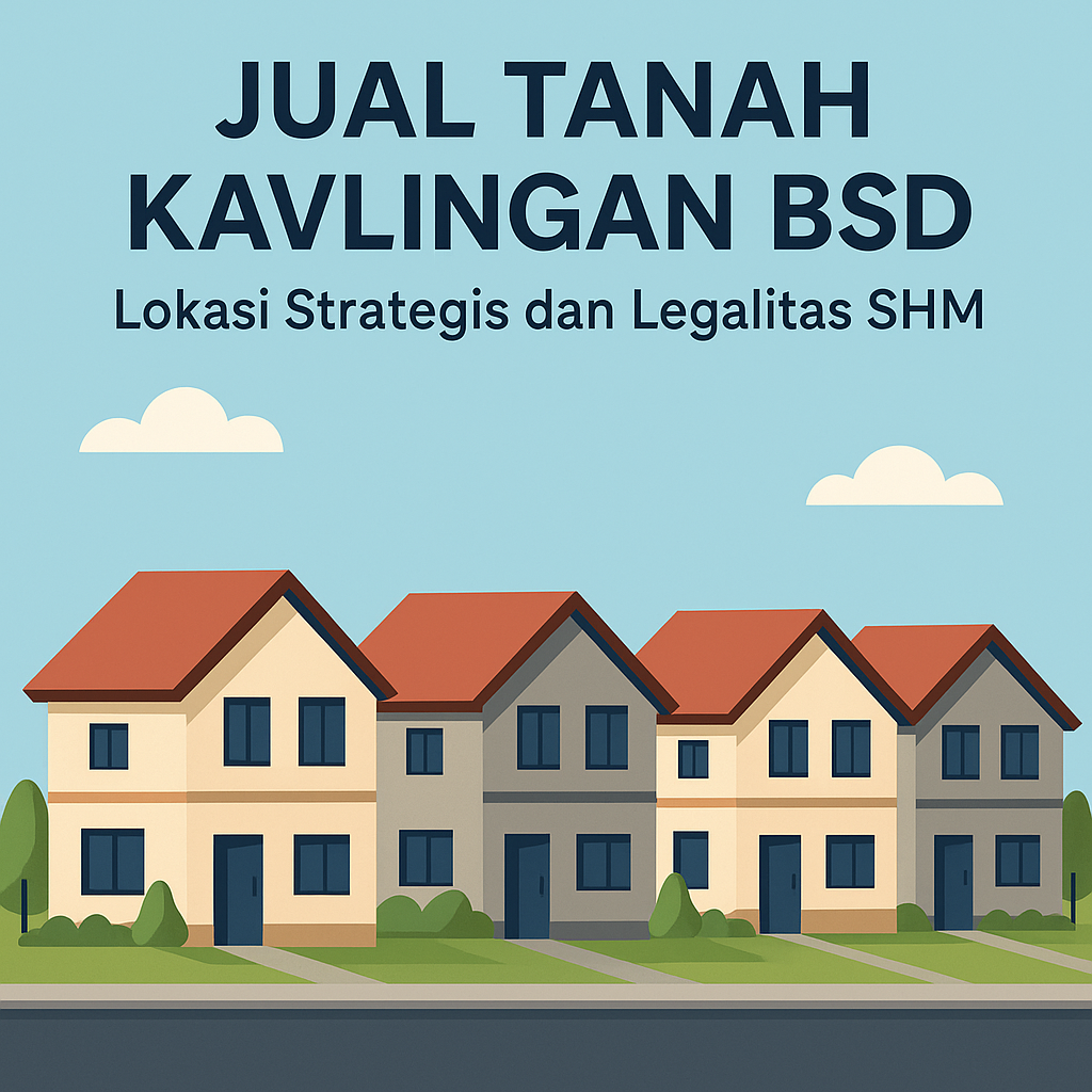 Jual Tanah Kavlingan BSD dekat tol dan akses mudah