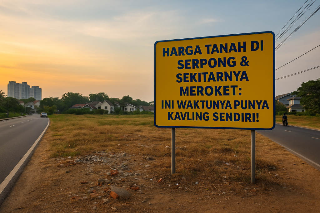 tanah kavling serpong, tanah bsd, investasi tanah, tanah strategis