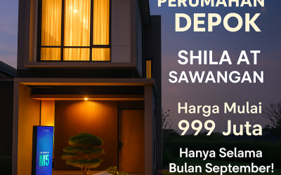 promo perumahan depok shila at sawangan rumah minimalis 2 lantai