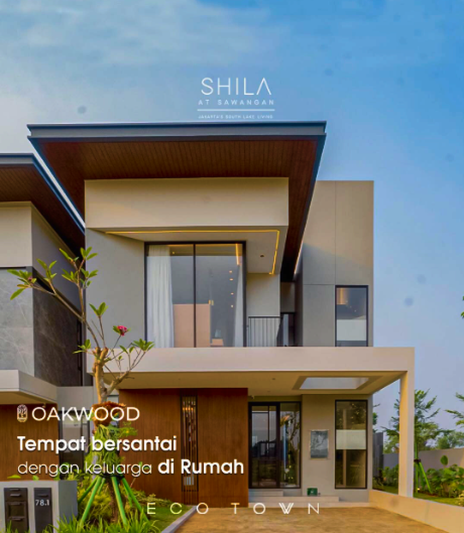 Rumah Minimalis 2 lantai OAKOOD Shila at Sawangan